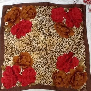 Oscar de la Renta silk scarf